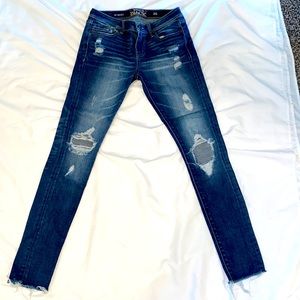 Buckle Black skinny jeans